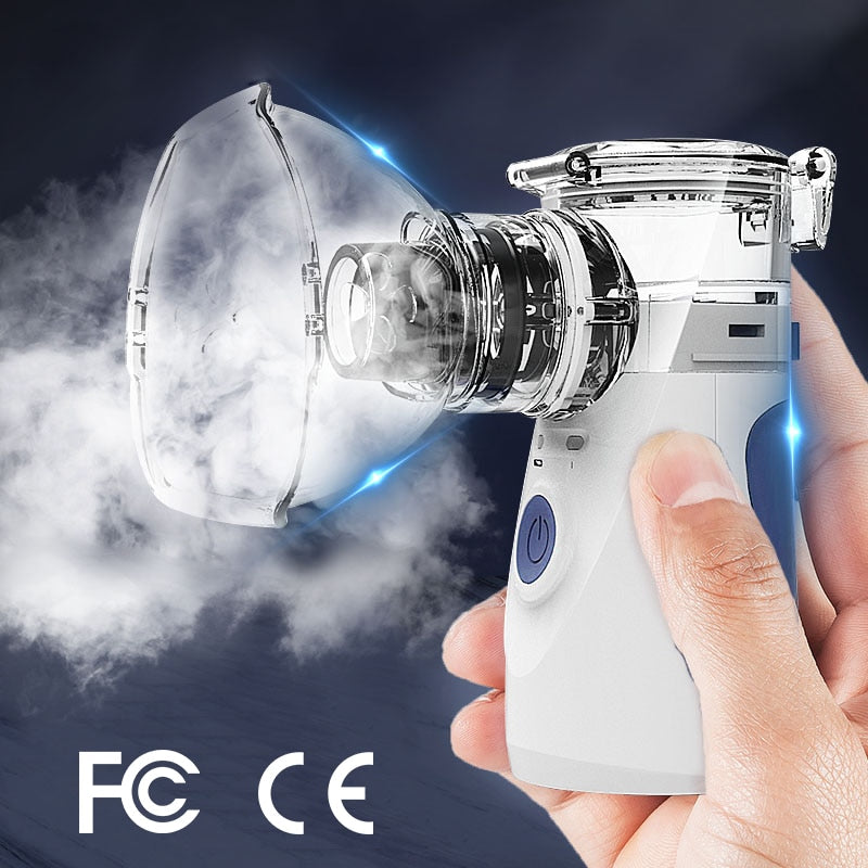 Portable Nebulizer, Mesh Nebulizer, Battery Operated Handheld Nebulizer, Mini Handheld Nebulizer Ultrasonic Machine,