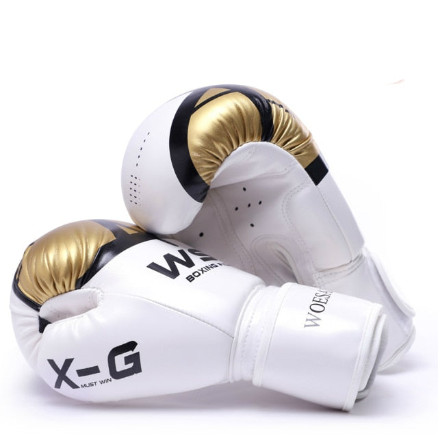Boxing Gloves for Training, Fighting Punching Gloves For Men, Kids, Youth & Women (4-12)oz. white, pink, red, black.