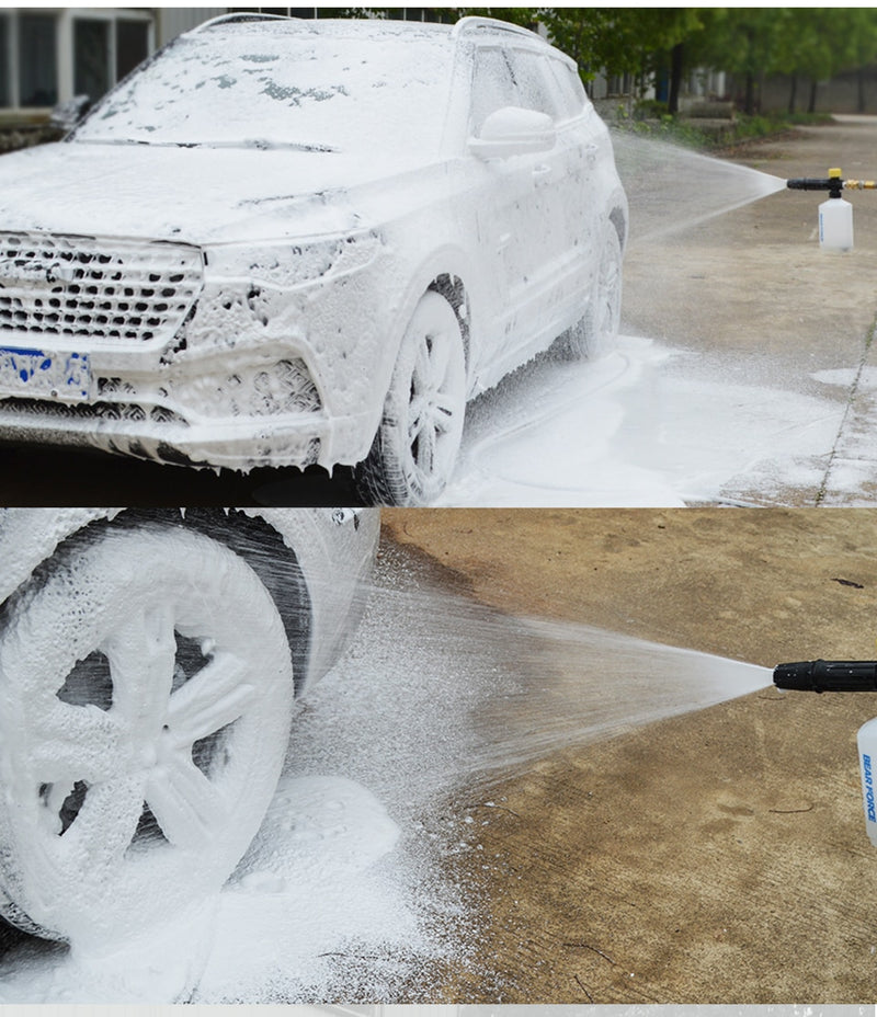 Powerfull Snow Foam Lance High Pressure Washer Car Wash Grime Cannon Professional Sprayer sudsy Soup Foam Hand Gun Dust