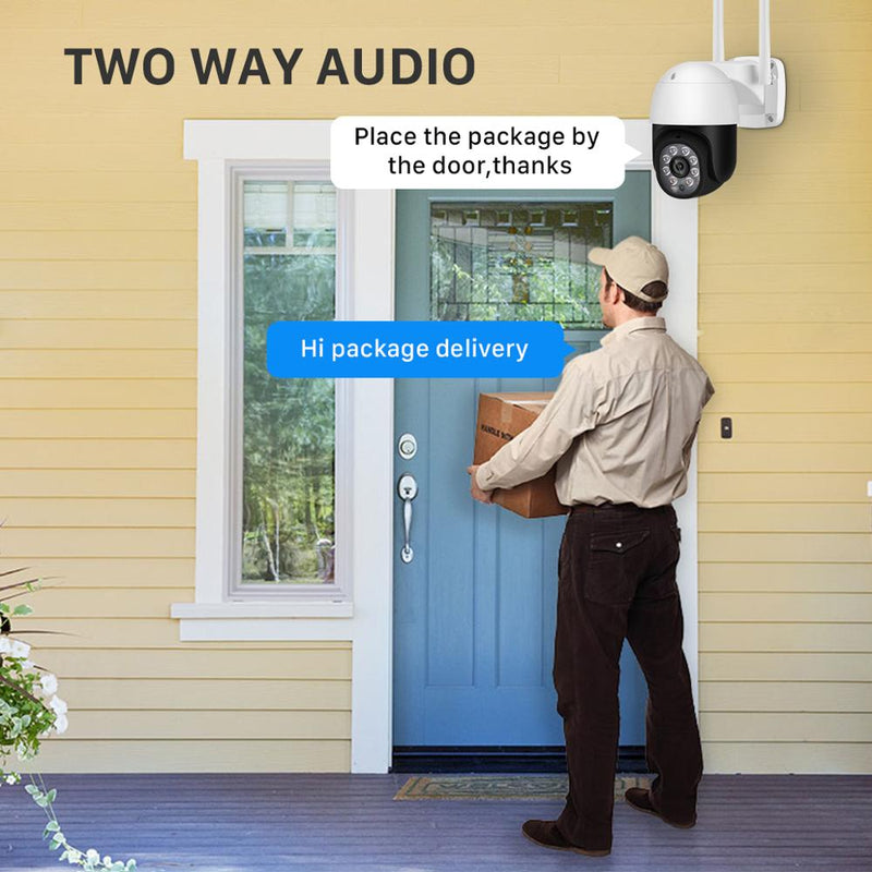5MP PTZ WIFI IP Camera Outdoor 1080P 4X Digital Zoom Wireless Security CCTV Camera 3MP 2MP Two Way Audio Cloud CCTV Surveillance