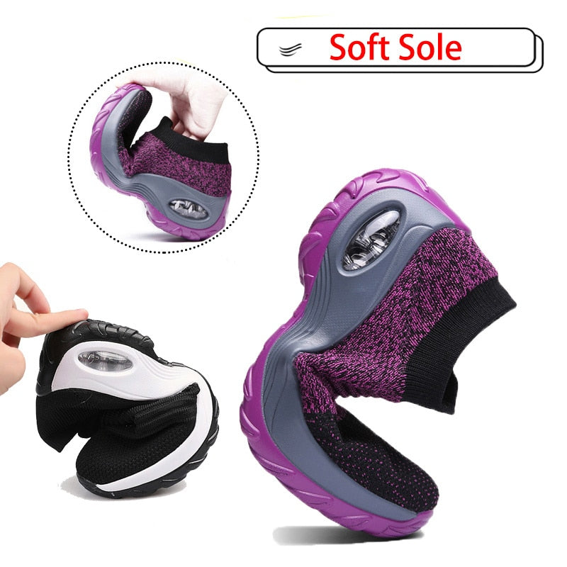 Women Orthopedic Bunion Corrector Sneaker Shoes, Lace Up Walking Running Shoes Platform Sneakers