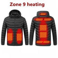Unisex Winter Warm Heated Jacket / 11 heating areas, Heated Jacket, Electric Heated Jacket, Rechargeable Jacket
