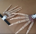 Halloween Articulated Fingers Extensions, Halloween Witch Finger Decoration Props Horror Ghost Claw Props Movable Finger