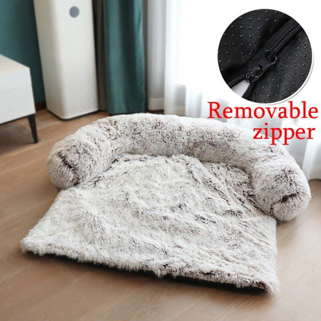 Calming Furniture Protector for Dogs & Pets Soft and Washable Dog Mat for Sofa Bed Couch