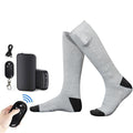 Winter Electric Rechargeable Heated Socks with Batteries for Skiing, Hunting, Keeping Warm, Washable heated Snow socks