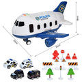 Airplane Toys Model For Boys Kids Toddlers Gift Simulation, Aircraft Plane Kids Airliner Cargo Plane Jet